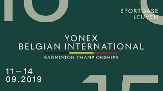 Stijn Lekens vs Wolfgang Gnedt MS Qualifier  YONEX Belgian Intl 2019 [upl. by Hovey]