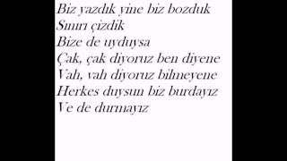 hadise biz burdayiz lyrics [upl. by Eissej]