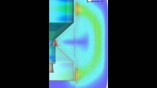 Biconical antenna simulation [upl. by Araz]