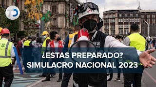 Simulacro 2023 a esta hora sonará la alerta sísmica el 19 de abril [upl. by Hazaki]