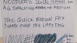 Ink Review Noodlers quotSqueteaguequot Ink [upl. by Aia84]