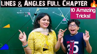 Lines and Angles🔥 Class 9  Class 9 Maths Chapter 6  Complete Lines and Angles One Shot With Trick [upl. by Cybil]