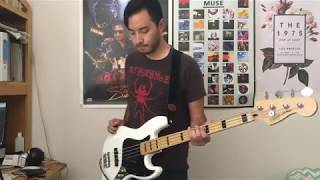 My Chemical Romance  Headfirst for Halos Bass Cover Tab in Description [upl. by Analeh]