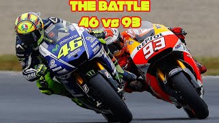 Valentino Rossi VS Marc Marquez Epic Battles [upl. by Eedak]