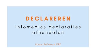 Infomedics declaraties afhandelen [upl. by Ardra]