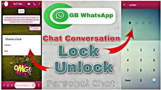 How to lock the contact of GB WhatsApp  Unlock the contact of GB WhatsApp tamil  lockunlock [upl. by Itirahc]