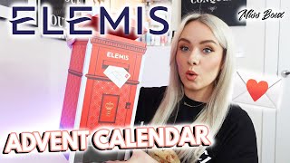 ELEMIS ADVENT CALENDAR 2023 UNBOXING  FIRST CLASS SKINCARE ✨ WORTH £551  MISS BOUX [upl. by Nylidam304]