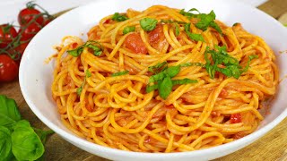 Spaghetti mit Tomaten Paprika Sauce I Turbo Rezept [upl. by Ainocal]