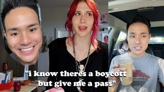 annoying influencer breaks boycott is shocked people dont like him [upl. by Jeffie]