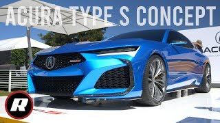 Acura Type S Concept Is A Gorgeous Performance Preview [upl. by Angadreme]