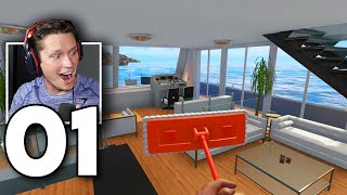 Luxury House Flipper  Part 1  RENOVATING A YACHT [upl. by Deelaw]