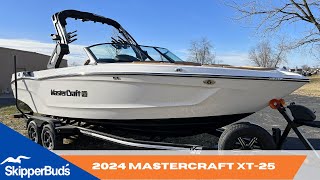 2024 Mastercraft XT25 Wake Boat Tour SkipperBuds [upl. by Mcspadden]