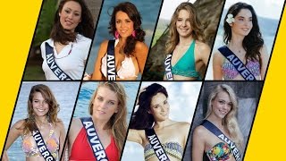 PALMARES DES REGIONS Miss Auvergne 20102017 👸 [upl. by Hannus]