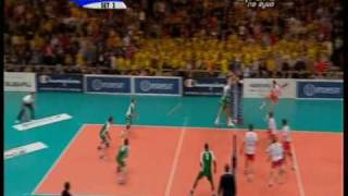 Best Volleyball Actions Skra Bełchatów  Panathinaikos Athens [upl. by Navannod]