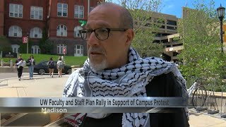 UWMadison Staff and Faculty Set to Rally in Support of Protesters [upl. by Aramit]