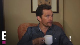 Coffee Break  Matthew McConaughey  E Online Latino [upl. by Eolande926]