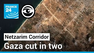 Netzarim Corridor the militarised zone that cuts Gaza in two • The Observers  France 24 [upl. by Uella]