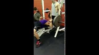 Skinny Boy 225lb Bench Press 14 reps [upl. by Hauger]