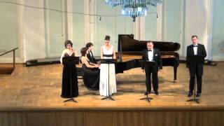 Brahms Liebeslieder Waltzes op52 16 Ein dunkeler Schacht ist Liebe [upl. by Anoved]