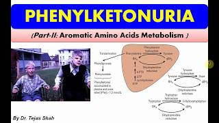 Phenylketonuria II Inborn error of aromatic amino acid metabolism II Biochemistry II Dr Tejas Shah [upl. by Crispas93]