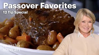 Martha Stewarts Favorite Passover Meals  11 Authentic Recipes [upl. by Farrish]