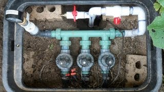 How to Install an Expandable 3Zone Lawn Sprinkler Irrigation System Plumbing Tutorial [upl. by Arbe735]