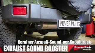 Exhaust Sound Booster  Power Parts Automotive [upl. by Nahtnoj]