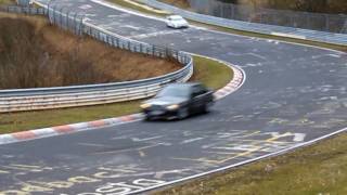 Nürburgring almost crashes with Mercedes AMG amp Sierra Cosworth  Brünnchen 2010 [upl. by Cloe940]