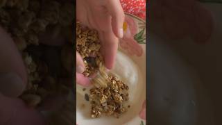 Chickpea granola recipe veganrecipes granola baking [upl. by Warford]