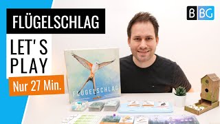 Flügelschlag  Wingspan  Lets Play Kennerspiel des Jahres 2019 [upl. by Halullat]