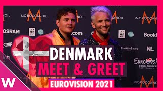 Denmark Press Conference Fyr Og Flamme quotØve Os På Hinandenquot  Eurovision 2021 [upl. by Molton876]