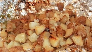 Grilled Potatoes in Foil Recipe [upl. by Buford145]