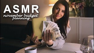 ASMR  November budget planning 💸 Planowanie budżetu listopadowego [upl. by Osswald]