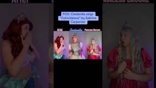 POV Cinderella sings Coincidence by Sabrina Carpenter cinderella sabrinacarpentertour shorts [upl. by Malinowski]