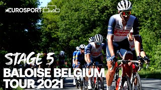 2021 Baloise Belgium Tour  Stage 5  Highlights  Cycling  Eurosport [upl. by Leitnahs]