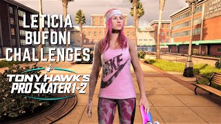 TONY HAWKS PRO SKATER 1  2 Leticia Bufoni Challenges [upl. by Lecram]