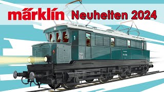 Märklin Modellbahn Neuheiten 2024  Spur H0 Z und 1 [upl. by Shiri]