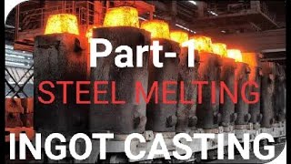 SAIL  ingot CastingTappingSteel melt shopSteel Plant [upl. by Aicilf]