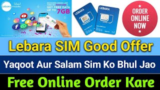 Lebara Sim Good Offer  Lebara Sim Good Packge Offer  Online order Kaise Kare  Lebara App [upl. by Acinorahs]