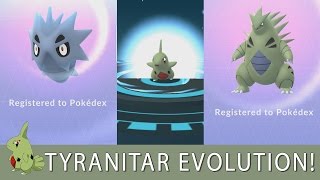 Tyranitar Full Evolution Chain Larvitar Pupitar and Tyranitar Evolving Gen 2 Pokedex Entry [upl. by Nirel120]