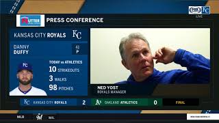 Ned Yost on Danny Duffy quotHe commanded everything todayquot [upl. by Leahicm]