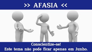 AFASIA  O que é E como ajudar um Afásico a se comunicar melhor afasia avc [upl. by Johst]