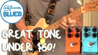 Caline Overdrive Pedal Comparison and Stacked Together [upl. by Ellevel761]