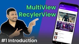 RecyclerView with Multiple View Types  1 Introduction [upl. by Gustaf]