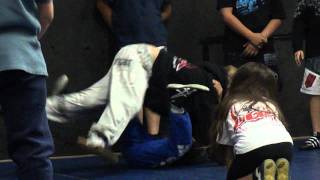 UGA KIDS GRAPPLING SIERRA CONWAY 12082011 [upl. by Lledualc]