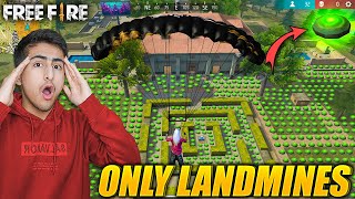 Landmines Only Challenge😱😍9999 Landmines In Full Map  Garena Free Fire [upl. by Barthelemy]