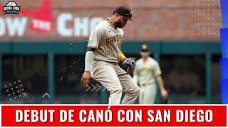 Robinson Canó debuta con Los Padres de San Diego  Béisbol Global [upl. by Neenaej]