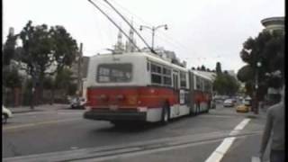 San Francisco Trolleybus  New Flyer E60 [upl. by Tirrell608]