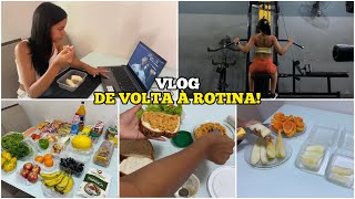 DE VOLTA À ROTINA 🥰 MERCADO DA SEMANA TREINO MARMITAS E MAIS… [upl. by Maggy]