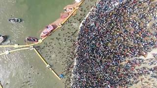 Best Drone shoot of Kumbh Mela  Allahabad City  Prayagraj Updates [upl. by Enelyw]